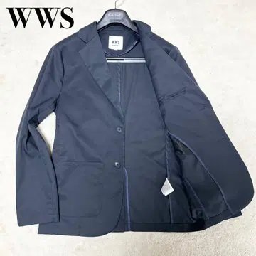 새상품급 WWS 워크웨어 수트 언라이닝 자켓 워셔블 네이비