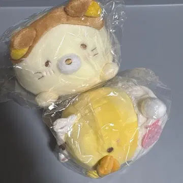 스미코구라시 리락쿠마 통통 호냐 봉제 인형 고양이 키이로이토리