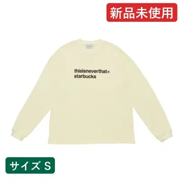 thisisneverthat 스벅 L/S 와플 티셔츠 화이트 S