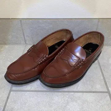 REGAL 리갈 2177 코인 로퍼 26.5cm 가죽 밑창 브라운