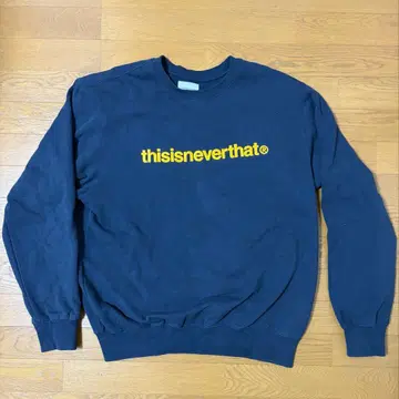thisisneverthat 네이비 L 트레이닝복 맨투맨