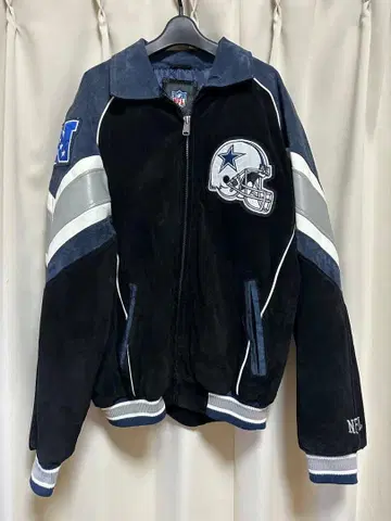 댈러스 카우보이스 NFL 스웨이드 자켓