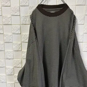 is-ness BALLOON BORDER LONG SLEEVE 티셔츠