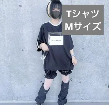 M 사이즈 블랙 티셔츠 누타 블랙 천사계 패션