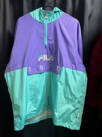 FILA 마운틴 후드티 나일론 후드티