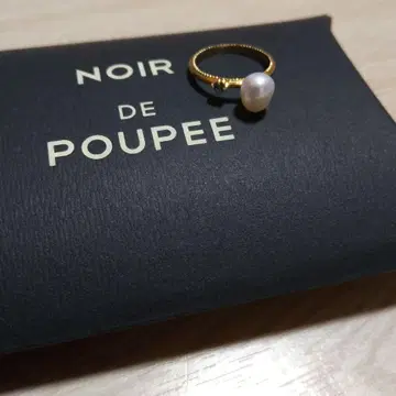NOIR DE POUPEE 펄 x 블루 토파즈 반지 11호