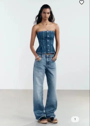 zara 데님 팬츠 36