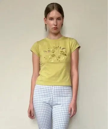 Rose Punching T-Shirt (Green) sinoon
