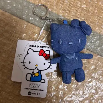 LOWRYSFARM 키티 데님 키링