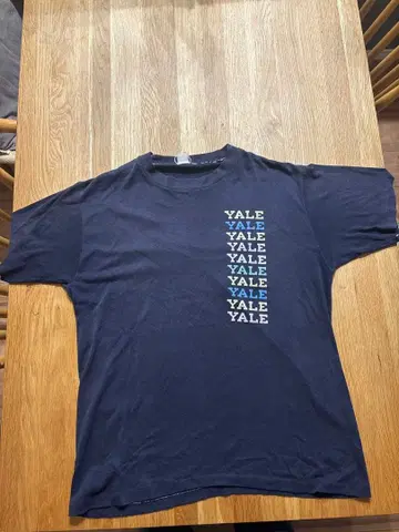 미국제 레어 ] 데드스탁 YALE 80's90's 칼리지T셔츠