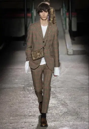 Dries van noten 18aw 체크 팬츠
