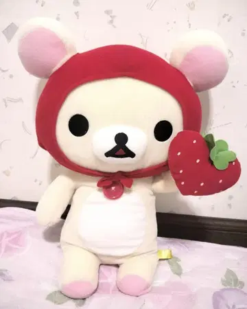 리락쿠마 봉제 인형 리락쿠마 봉제 인형 산엑스 코리락쿠마 딸기