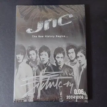 한국 CD JNC The New History Begins - 사인 포함