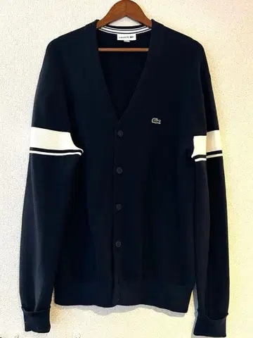 LACOSTE 가디건 스웨터 네이비 US L