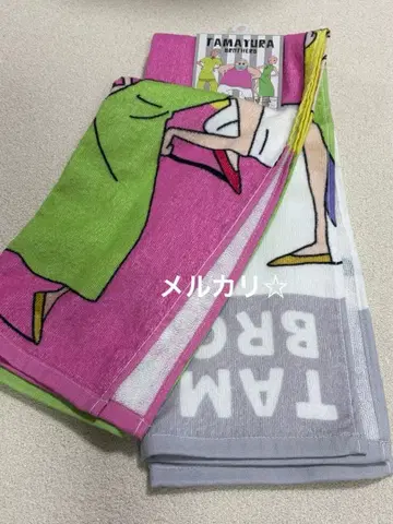 2 짱구는 못말려 타마유라 브라더스 페이스 타월 2장 세트