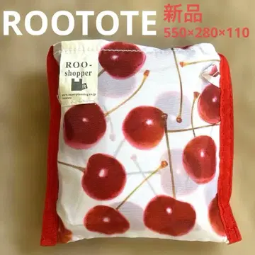 [ 미사용 ] 루트토트 체리 단종 루쇼퍼 접이식 에코백