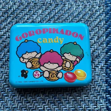 쇼와 레트로 Sanrio GOROPIKADON 고로피카돈 빈 케이스 캔