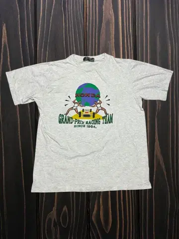 90s HONDA F1 레이싱 T셔츠 싱글 free 사이즈 구제 의류