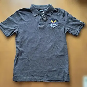 ALPHA INDUSTRIES 그레이 피케 셔츠 L