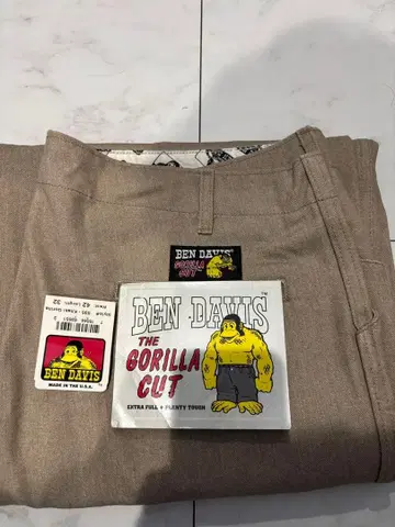 BEN DAVIS GORILLA CUT USA제 데드스탁 W42 90s