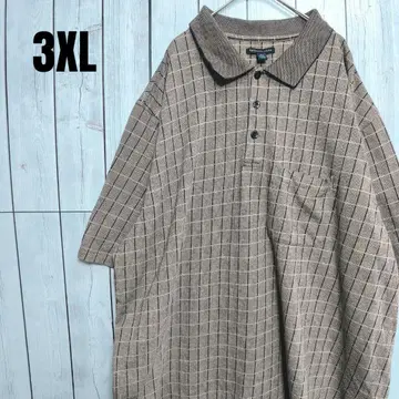 반 휴젠 피케 셔츠 3XLT 올 패턴 빅 사이즈 반팔 오버 사이즈