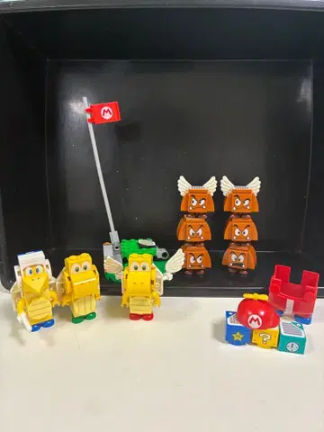 레고 마리오 밤가시돌이 세트+프로펠러 마리오
