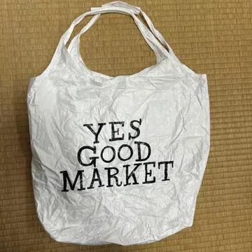 YES GOOD MARKET 에코백 화이트