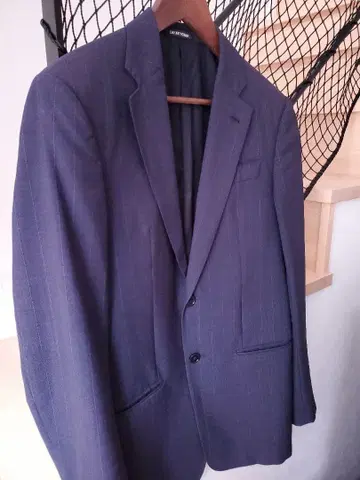 [ 새상품급 ] EMPORIO ARMANI 테일러드 자켓 46 네이비