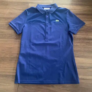 LACOSTE 네이비 피케 셔츠 반팔