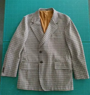70s LENOX ROYAL 더블 브레스트 자켓 하운드투스 미국제