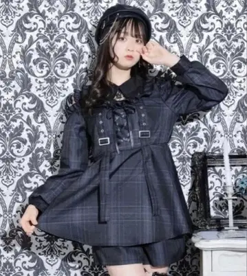 서스펜더 벨트 레이스업 셋업 노에미 NOEMIE 지뢰계 셋업