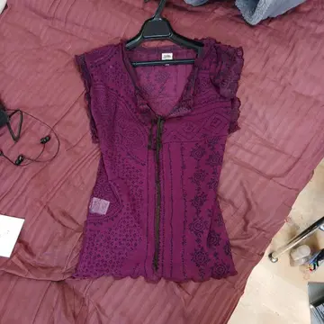 Jean Paul Gaultier 퍼플 탱크탑 40