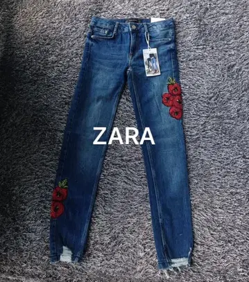 새상품 ZARA 앱 데님 스키니 청바지