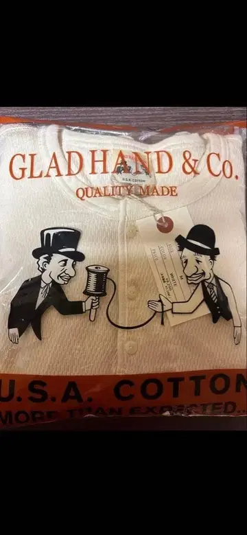 GLADHAND 글래드핸드 긴팔 헨리넥-19 긴팔 티셔츠