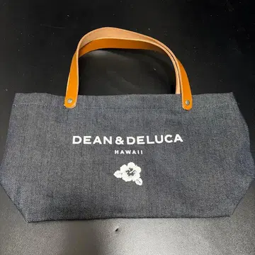 미사용 DEAN & DELUCA 다크 블루 에코백