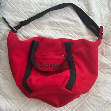 [ 새상품급 ] Repetto 빨간색 숄더 보스턴백