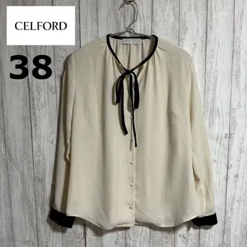 CELFORD 셀포드 이시하라 사토미 착용 리본 보타이 블라우스 38
