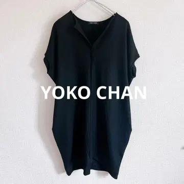 [ YOKO CHAN ] 울 100% 티셔츠 원피스풍 튜닉 기장