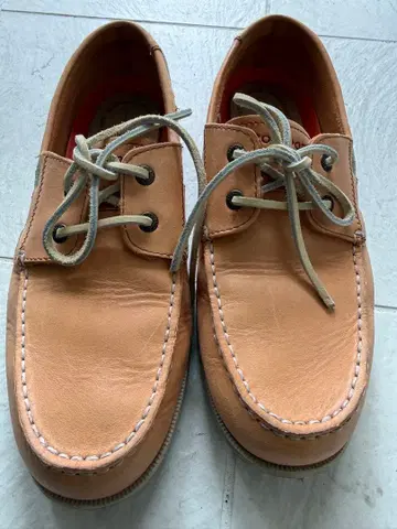 ROCKPORT 베이지 데크 슈즈