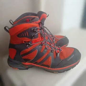 Mammut 등산화 하이컷 오렌지/그레이 UK7.5