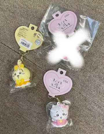 마법소녀 치이카와 피규어 키링 2개