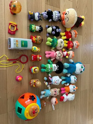 호빵맨 봉제 인형 잡화 묶음 판매 세트
