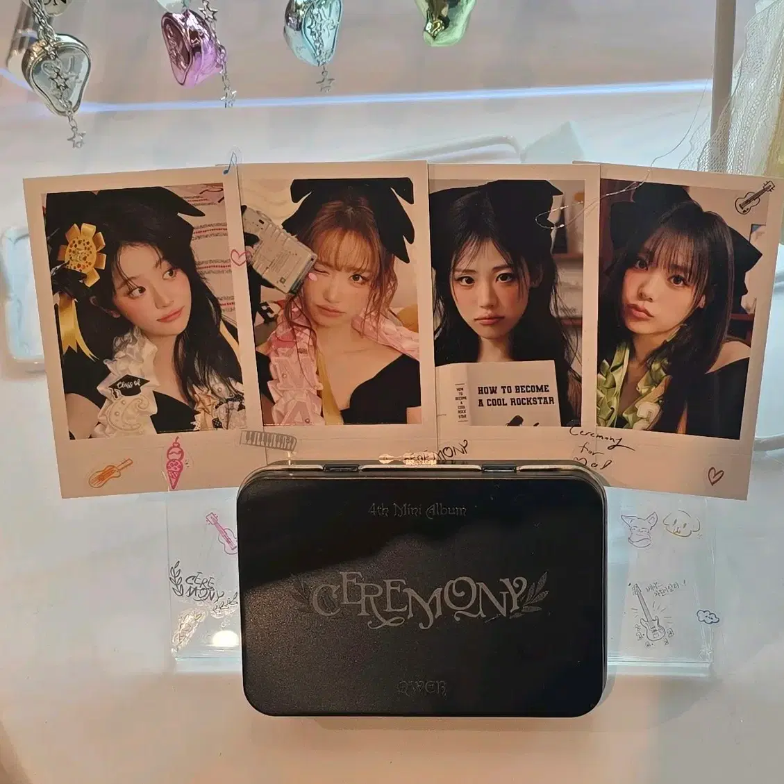 QWER Ceremony Pop Up Ball Cap Sealed on Bunjang Global Site.