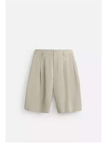 ZARA 자라 플리츠 와이드 레그 버뮤다 팬츠