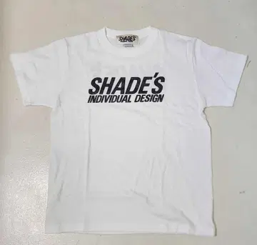 SHADE'S 셰이즈/전후 블랙 라메 프린트/화이트 T셔츠/데드스탁