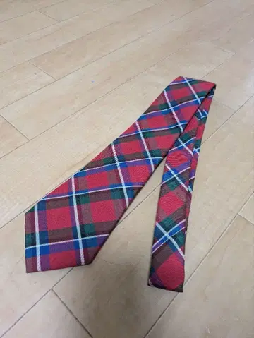 브룩스브라더스 타탄 체크 넥타이