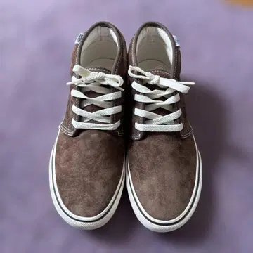 VANS 처커 V49CF 스웨이드 브라운 24.5cm 새상품급