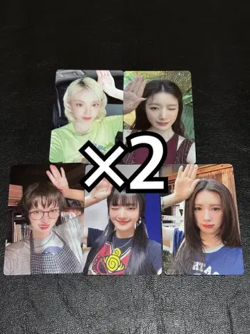 i-dle 트레이딩 카드 어떡하지 나눔회 D상 5종 컴프 x 2