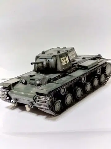 소련 중전차 KV-1 /1/35 페인팅 완성품!