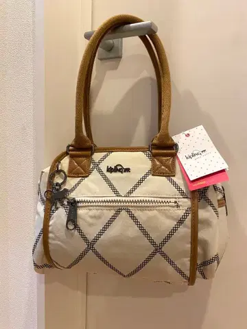 Kipling 핸드백 아이보리/베이지